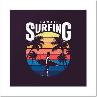 Surfing attitude Posters and Art